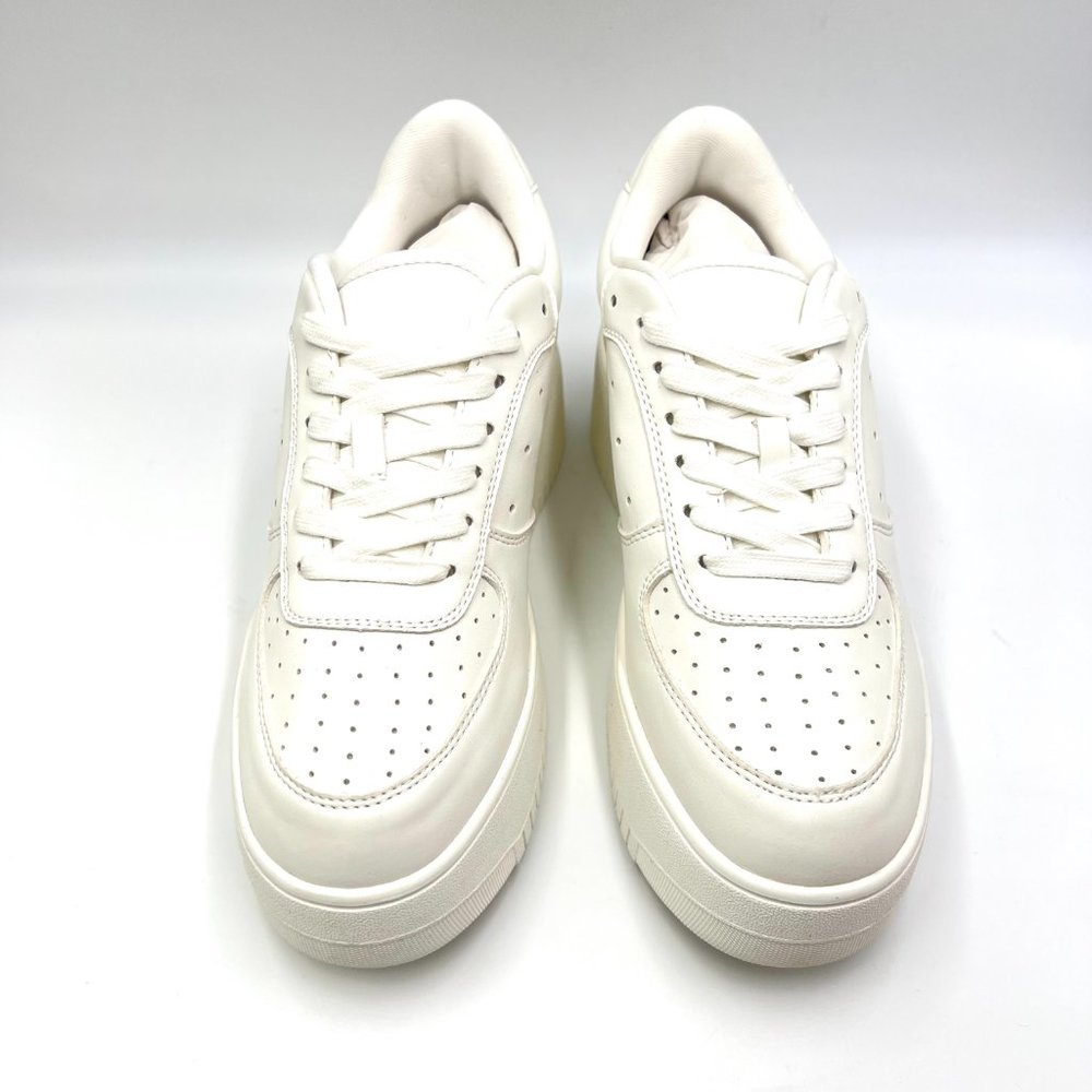 Steve Madden Womens Size 10 10M Rocket White Chunky Platform Sneaker Shoes - Picture 2 of 13